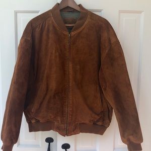 Gap Leather/Suede Varsity Jacket